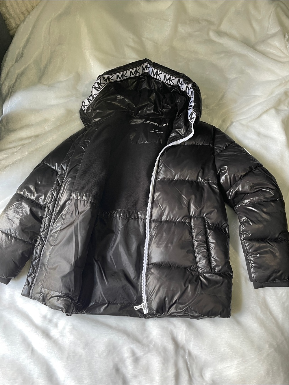 Michael Kors Black Puffer Jacket - Picture 7 of 8